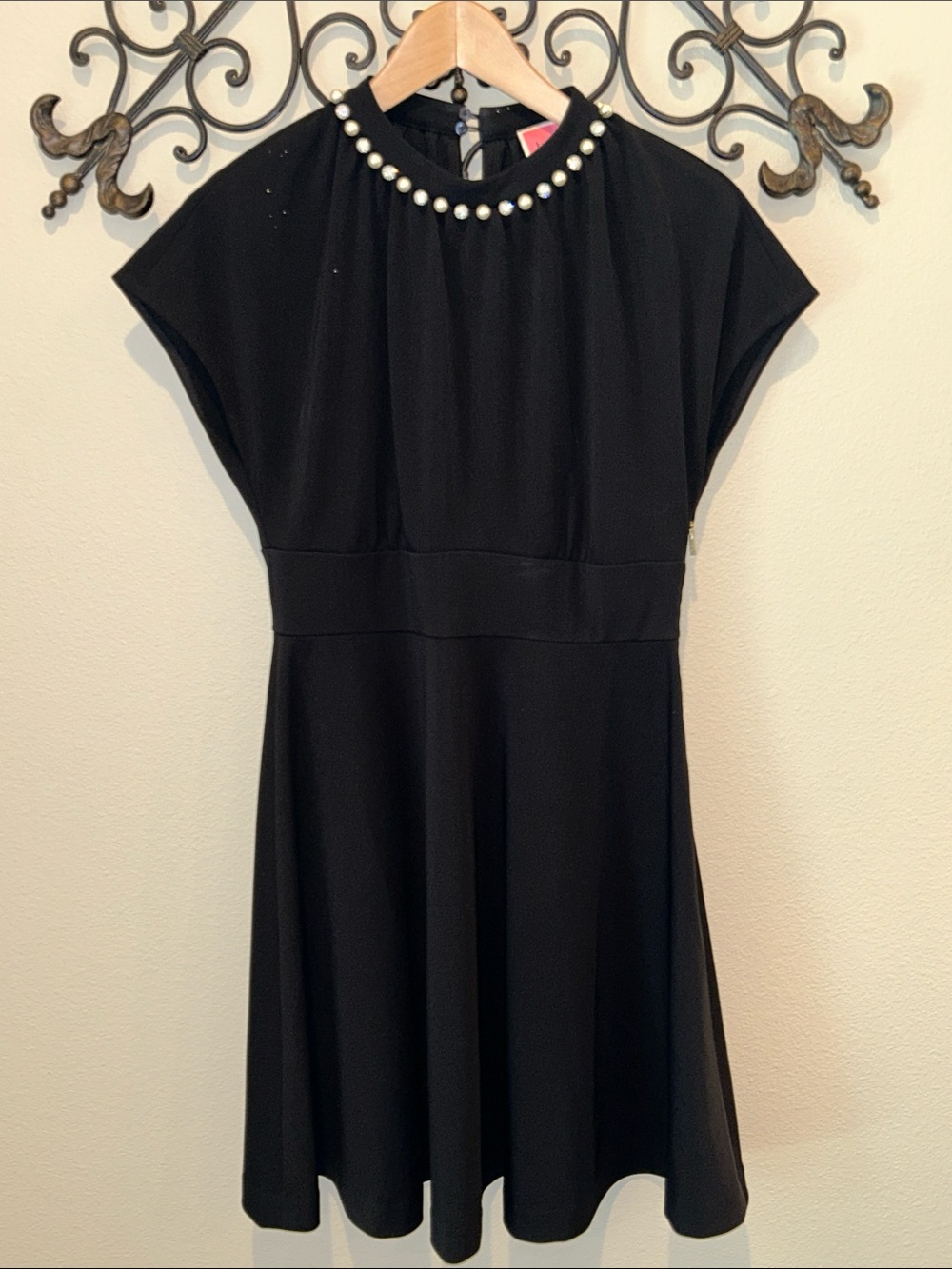 KATE SPADE "PEARL PAVE" BLACK DRESS SIZE 6